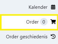 Current order - navigation
